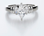 The Marquise Shaped Diamond Ring