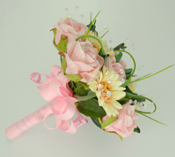 Silk wedding flowers