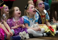 children being entertained